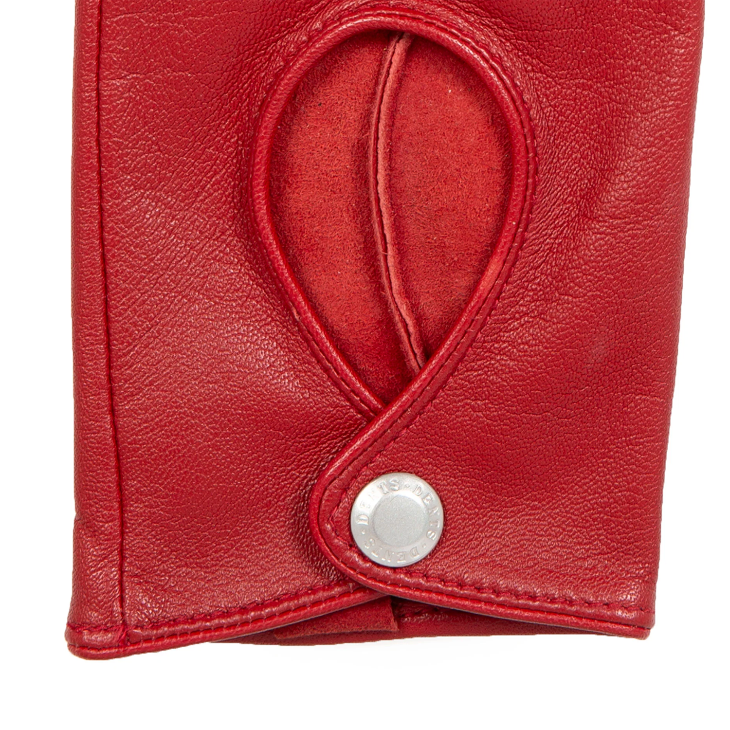 Dents Thruxton Women's Leather Driving Gloves BERRY