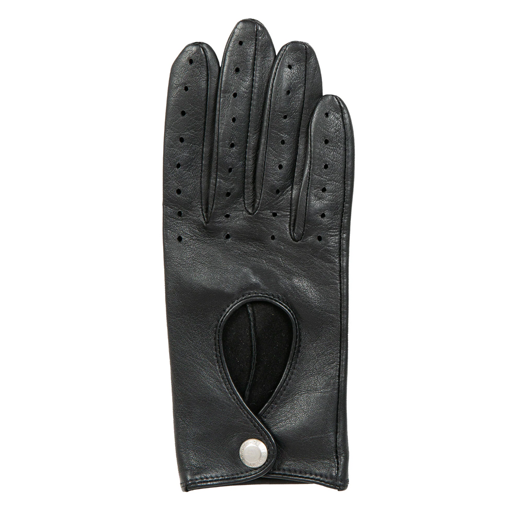 Dents Thruxton Women's Leather Driving Gloves BLACK
