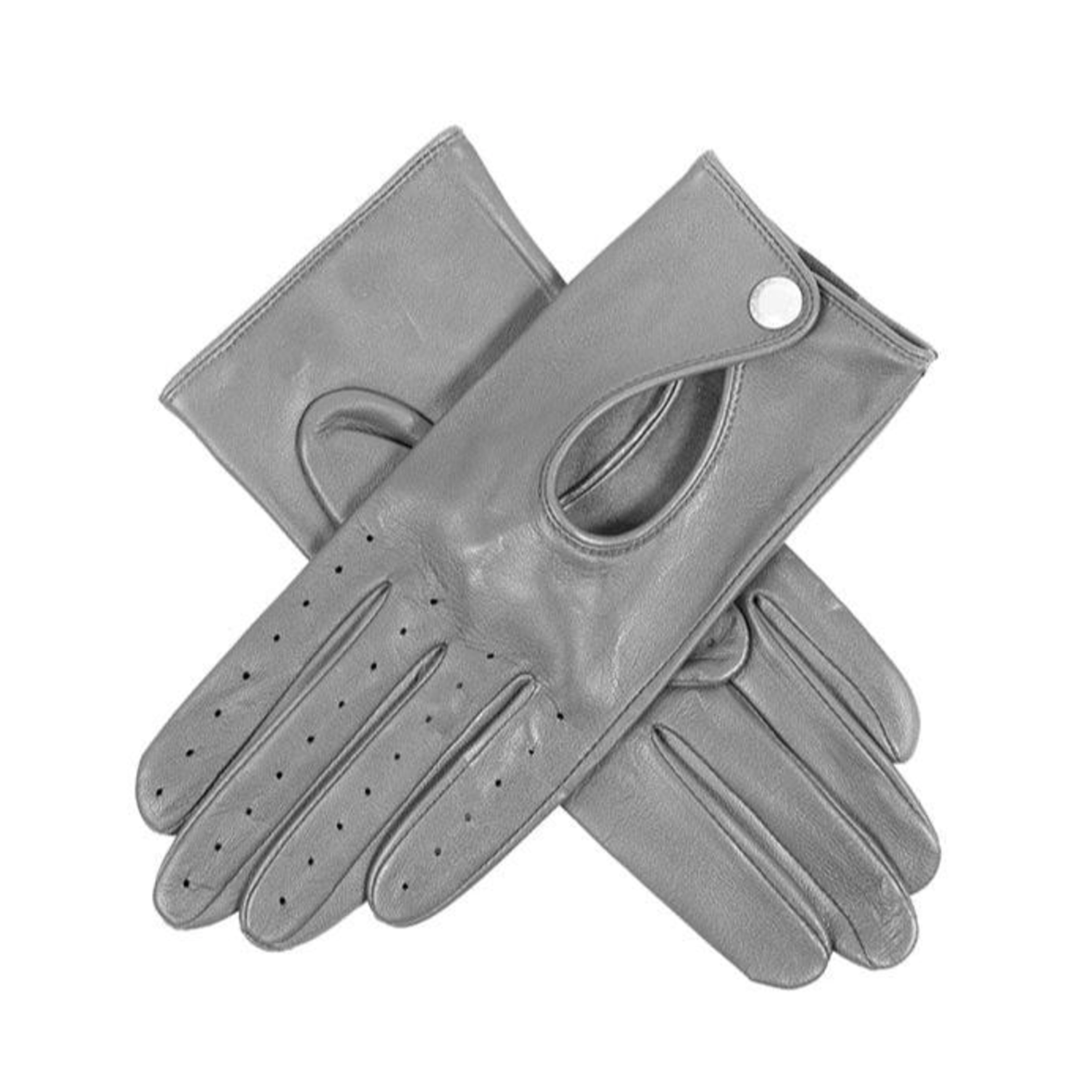 Dents Thruxton Women's Leather Driving Gloves DOVE GREY