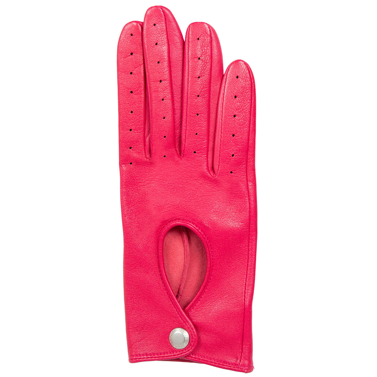 Dents Thruxton Women's Leather Driving Gloves FUCHSIA