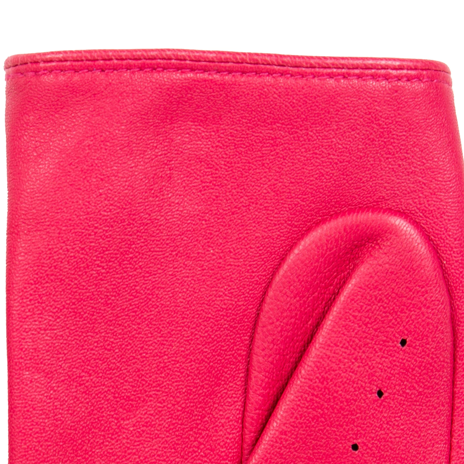 Dents Thruxton Women's Leather Driving Gloves FUCHSIA