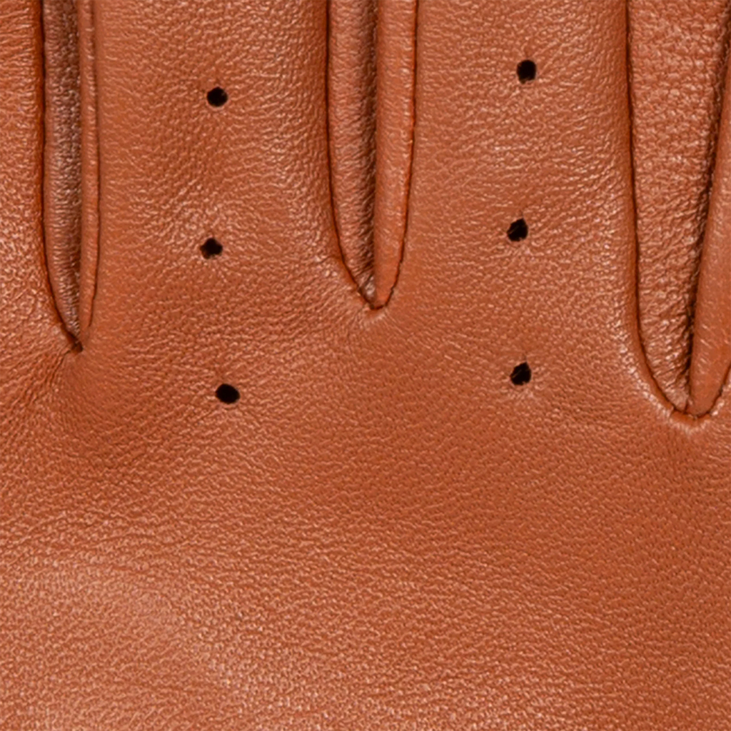 Dents Thruxton Women's Leather Driving Gloves COGNAC