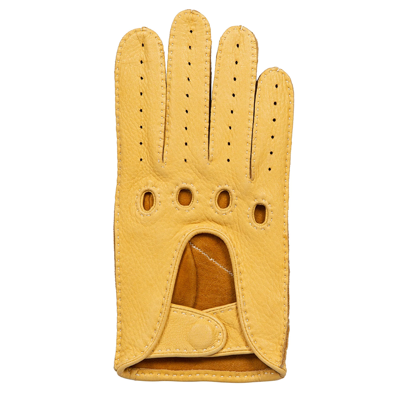 Dents Winchester Men's Deerskin Leather Driving Gloves CHAMOIS L
