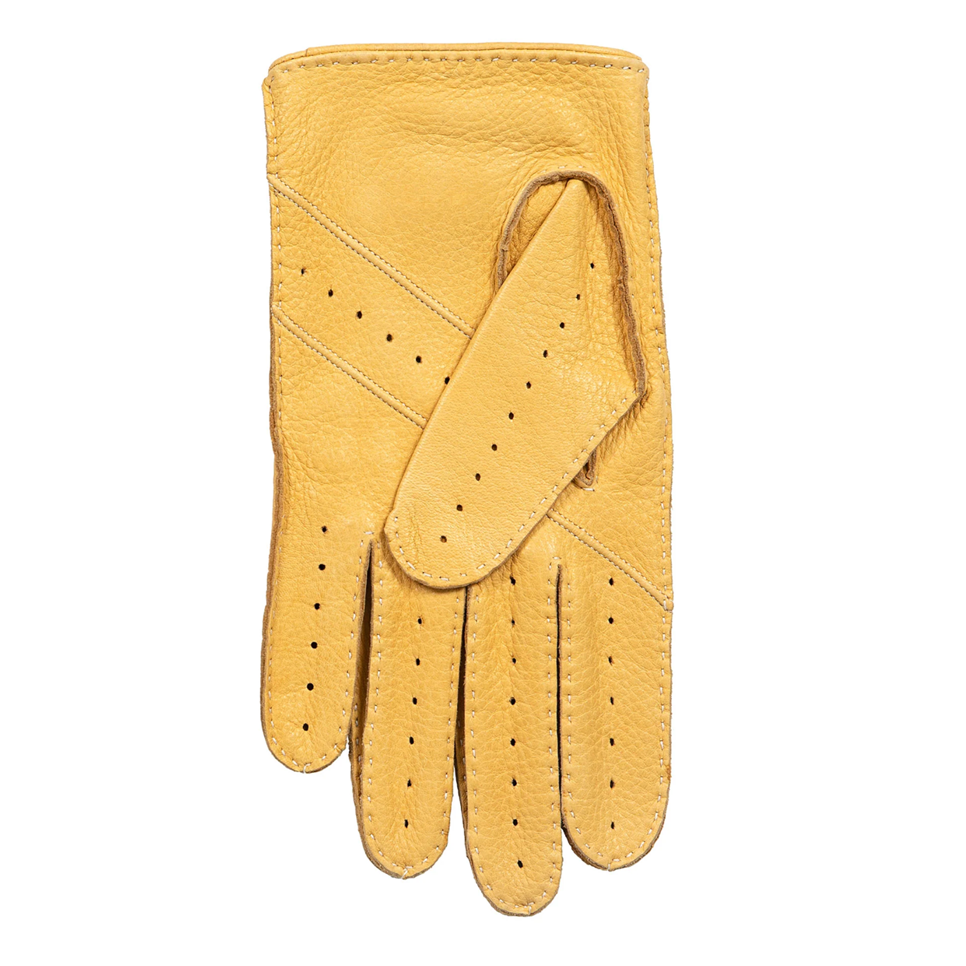 Dents Winchester Men's Deerskin Leather Driving Gloves CHAMOIS L