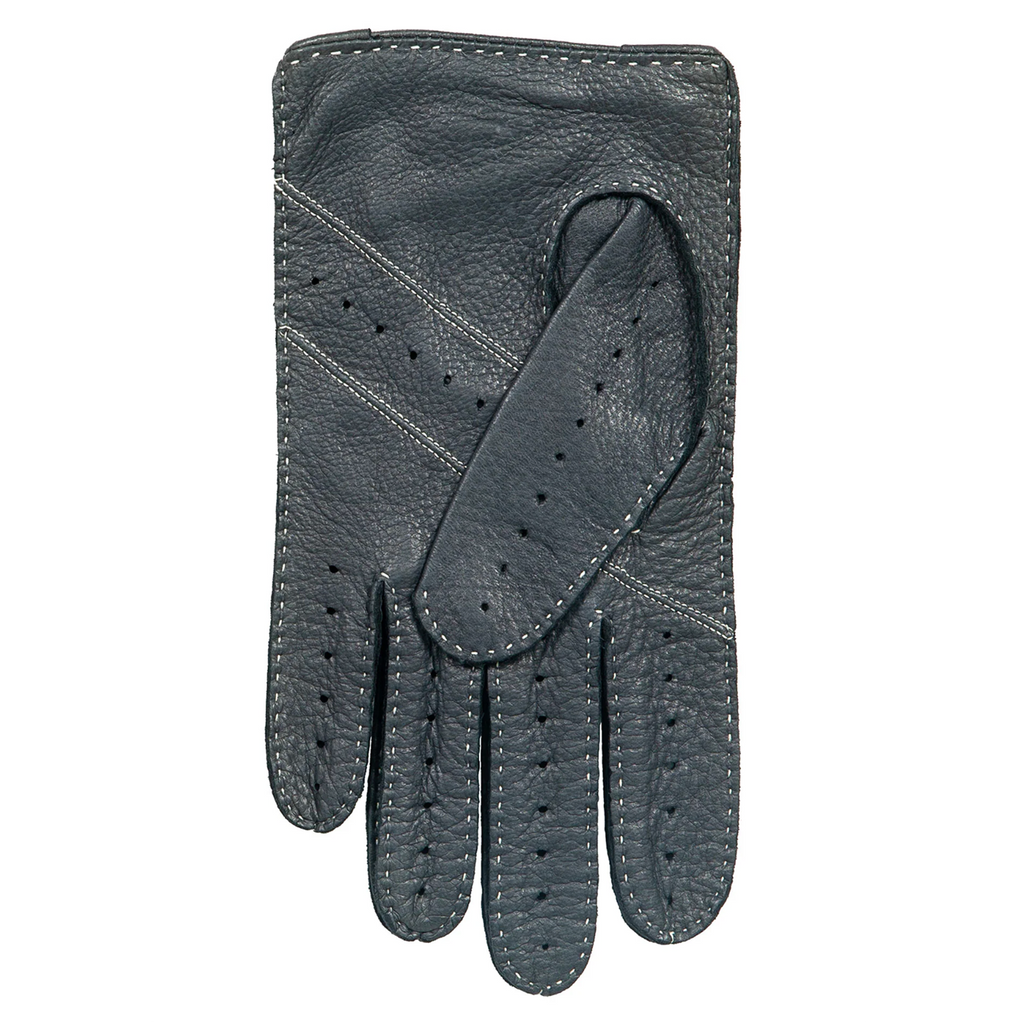 Dents Winchester Men's Deerskin Leather Driving Gloves NAVY XL