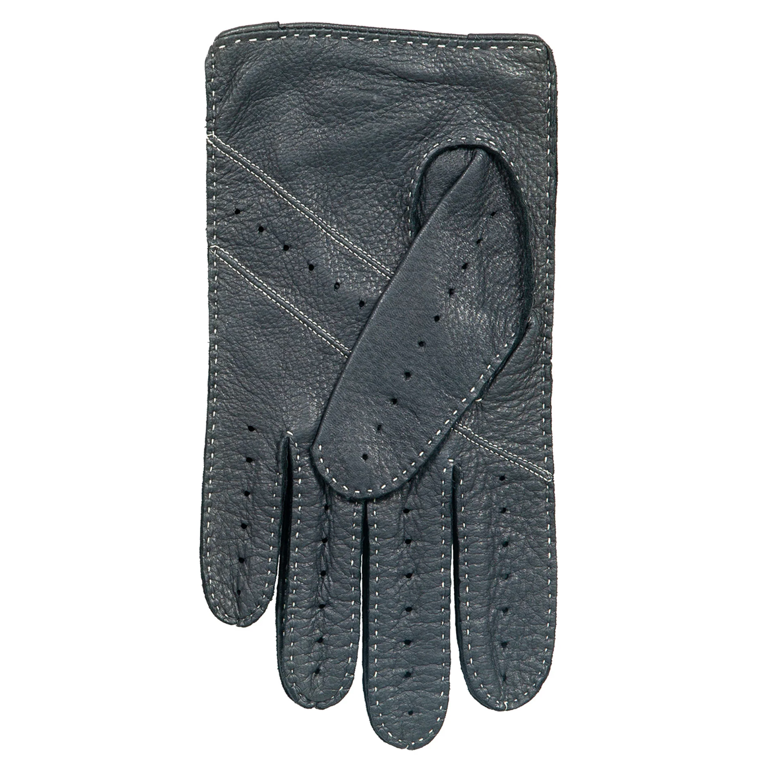Dents Winchester Men's Deerskin Leather Driving Gloves NAVY XL