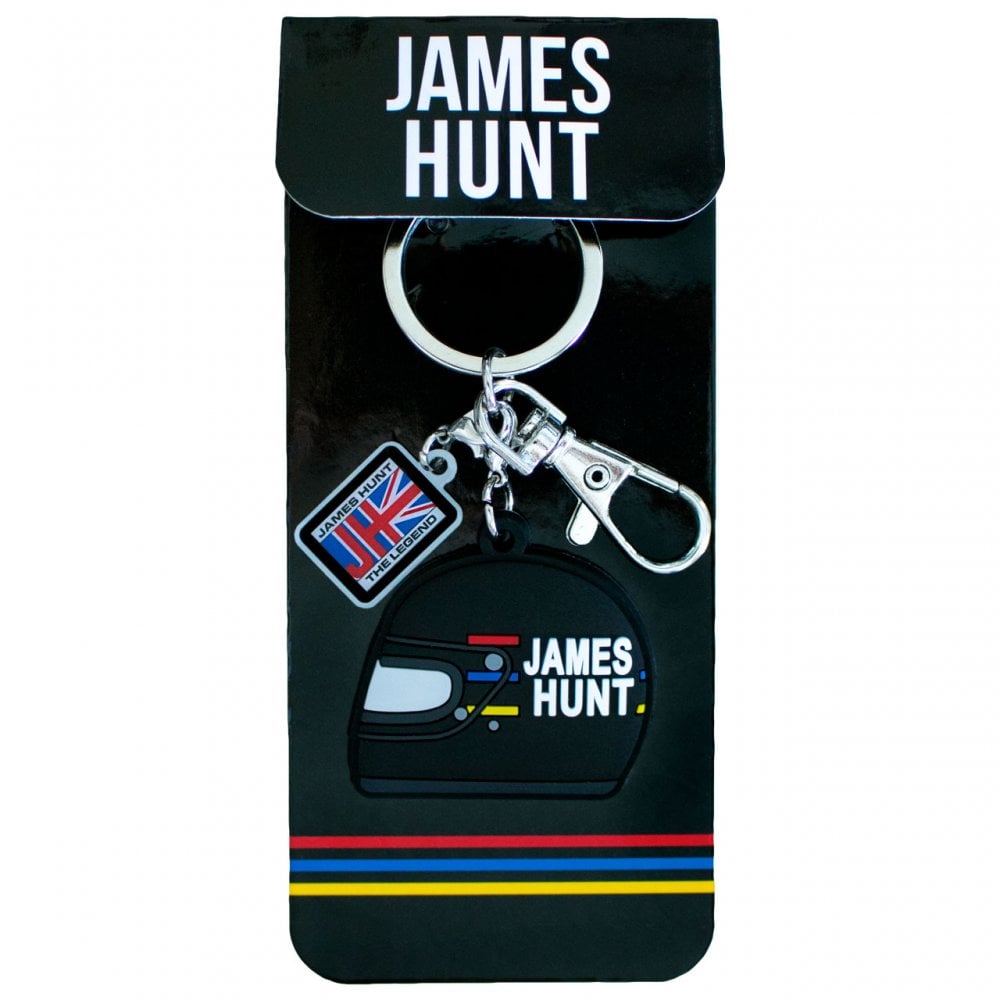 James Hunt Collection Rubber Keyring F1 Helmet 1976