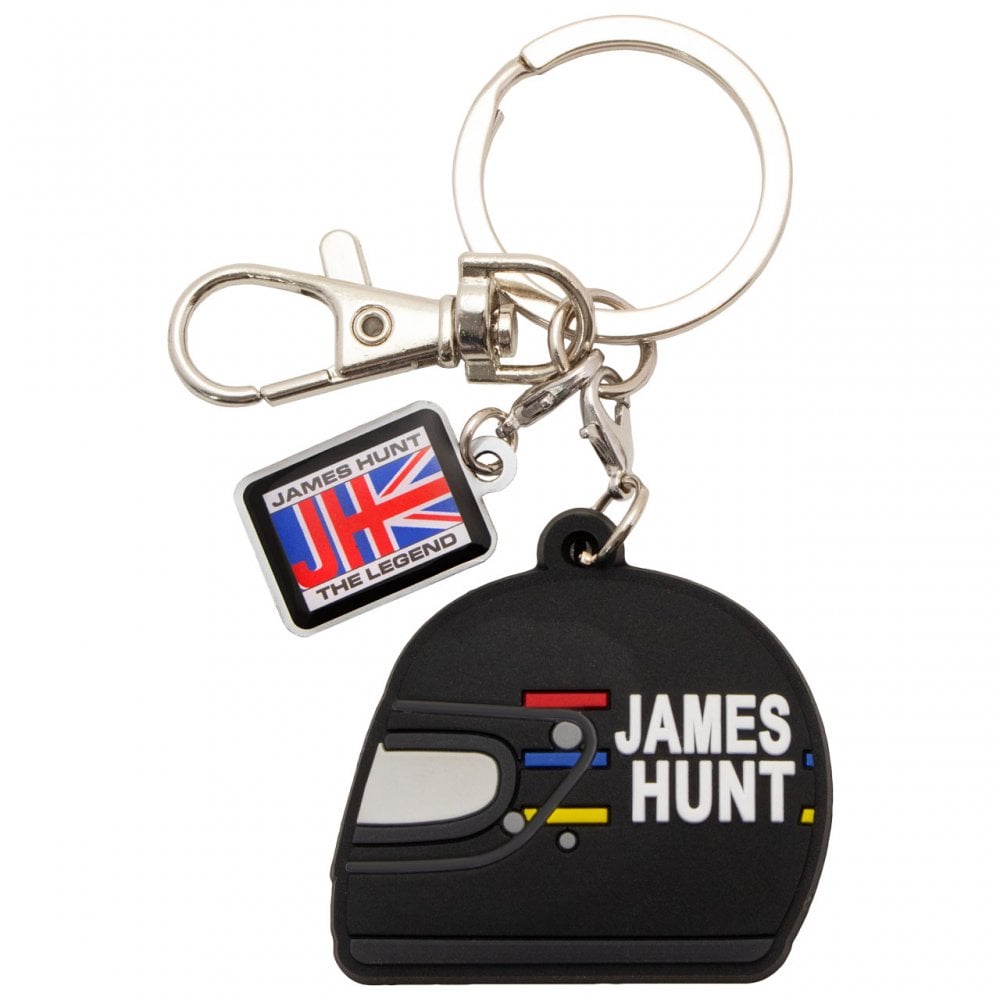 James Hunt Collection Rubber Keyring F1 Helmet 1976