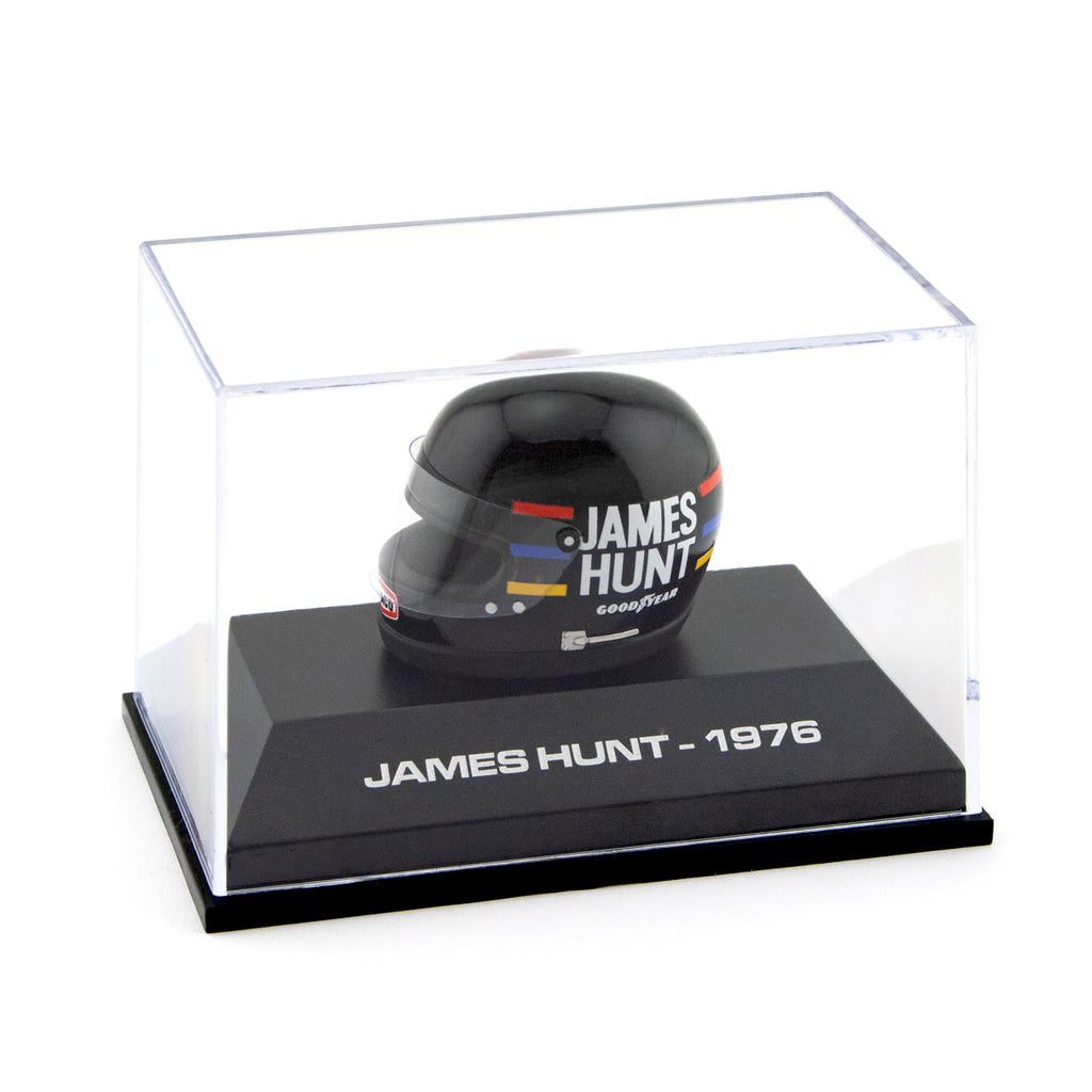 James Hunt Collection 1:8 Mini F1 Helmet World Champion 1976
