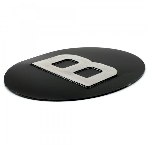 Jepson B (Belgium) Embossed Plate For Classic Car BLACK/SILVER