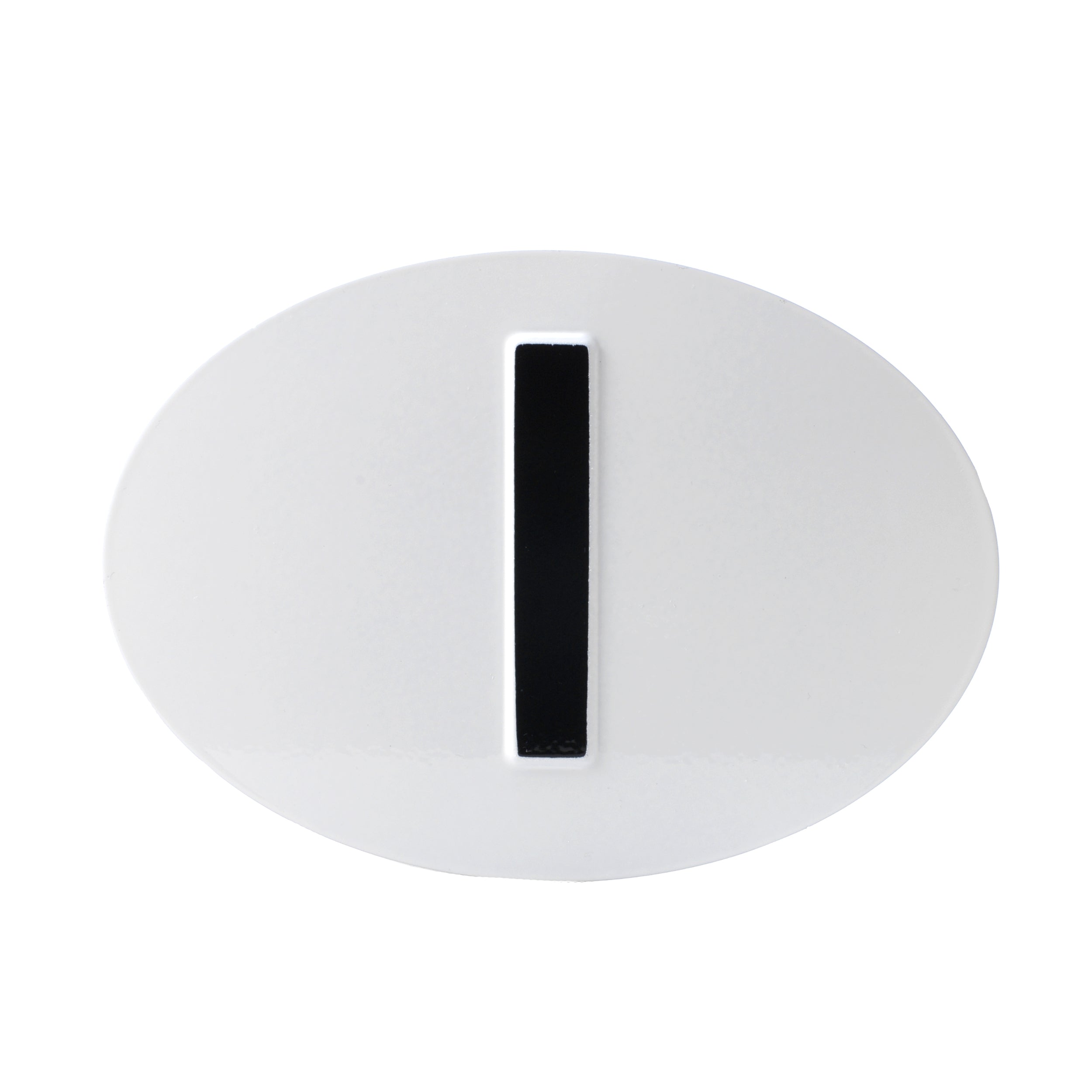 Jepson I (Italy) Embossed Plate For Classic Car WHITE/BLACK