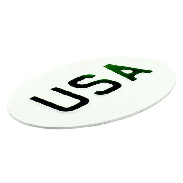 Jepson USA (United States) Embossed Plate For Classic Car WHITE/BLACK