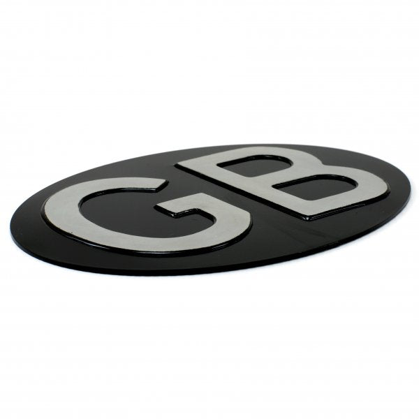 Jepson GB (Great Britain) Embossed Plate For Classic Car BLACK/SILVER