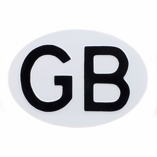 Jepson GB (Great Britain) Embossed Plate For Classic Car WHITE/BLACK