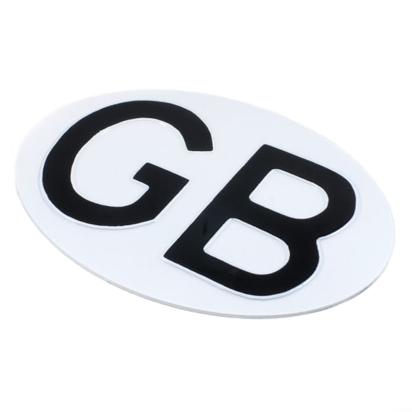Jepson GB (Great Britain) Embossed Plate For Classic Car WHITE/BLACK