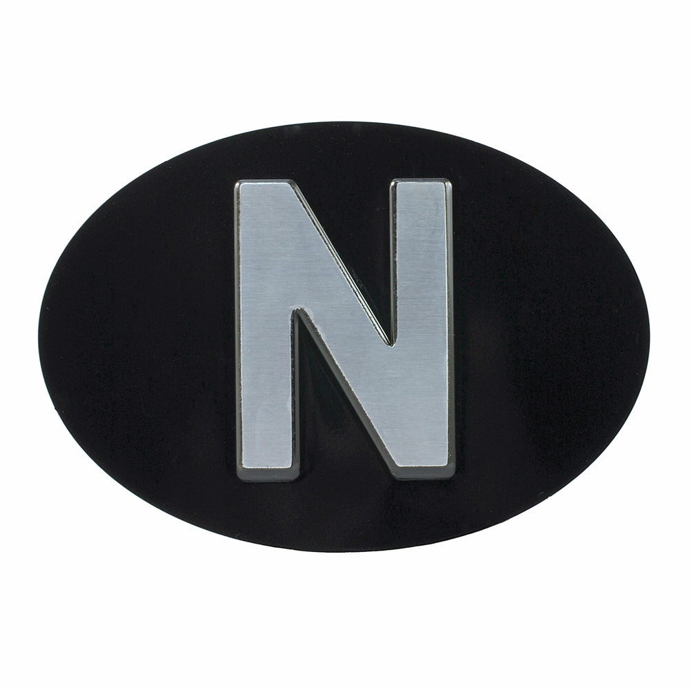 Jepson N (Norway) Embossed Plate For Classic Car BLACK/SILVER