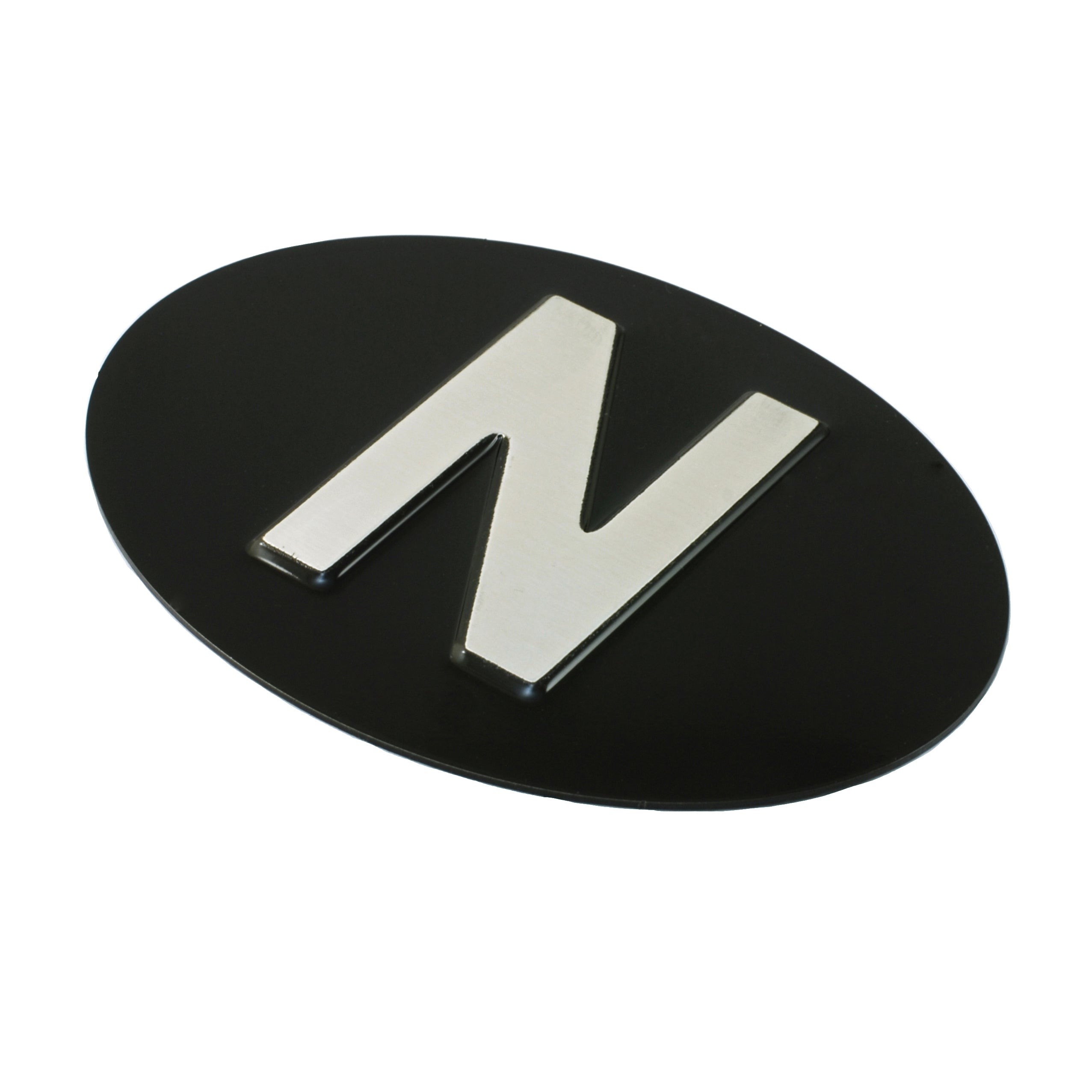 Jepson N (Norway) Embossed Plate For Classic Car BLACK/SILVER