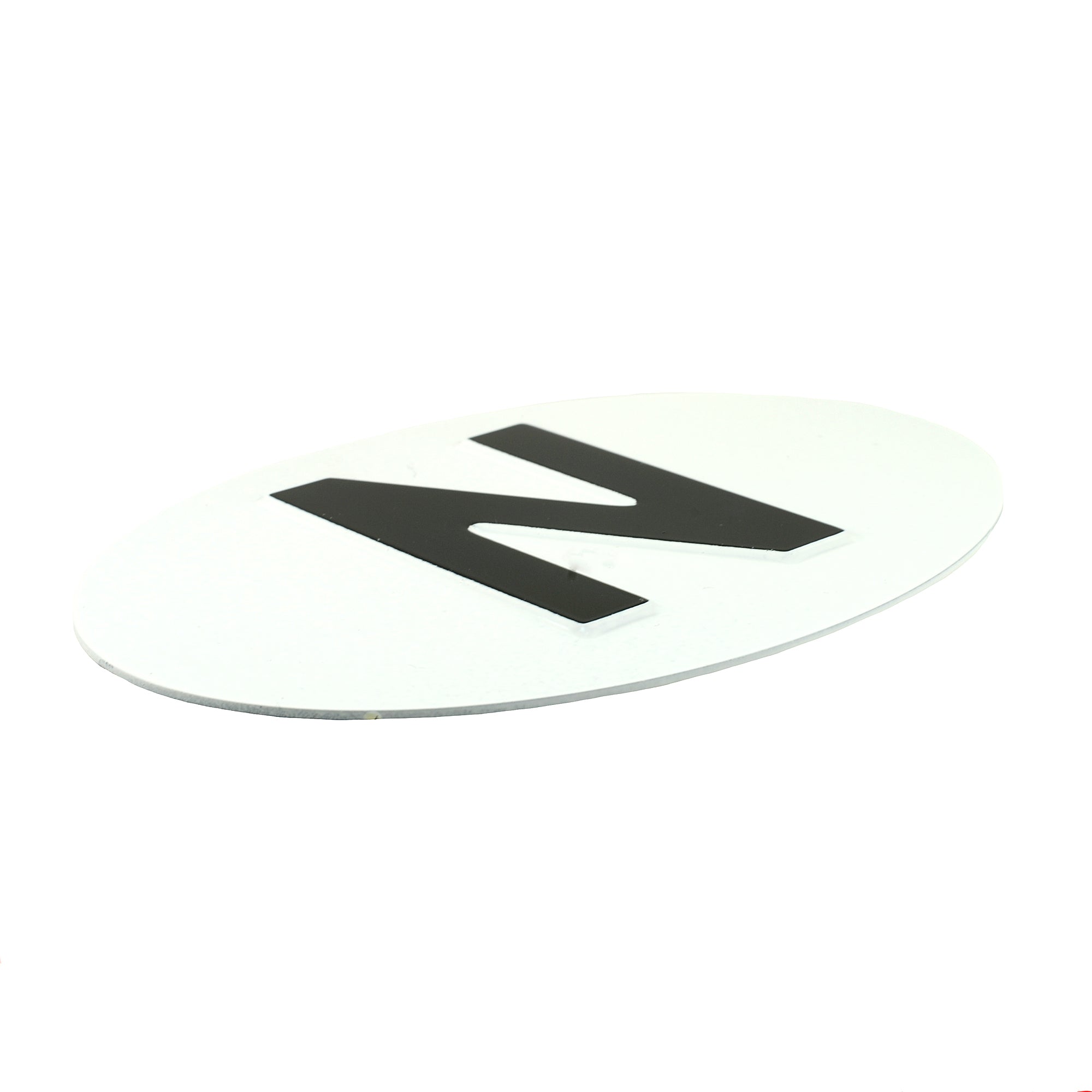 Jepson N (Norway) Embossed Plate For Classic Car WHITE/BLACK