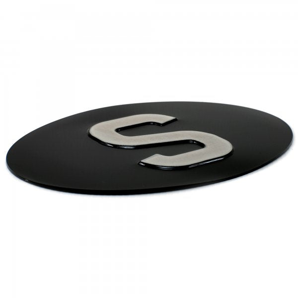 Jepson S (Sweden) Embossed Plate For Classic Car BLACK/SILVER