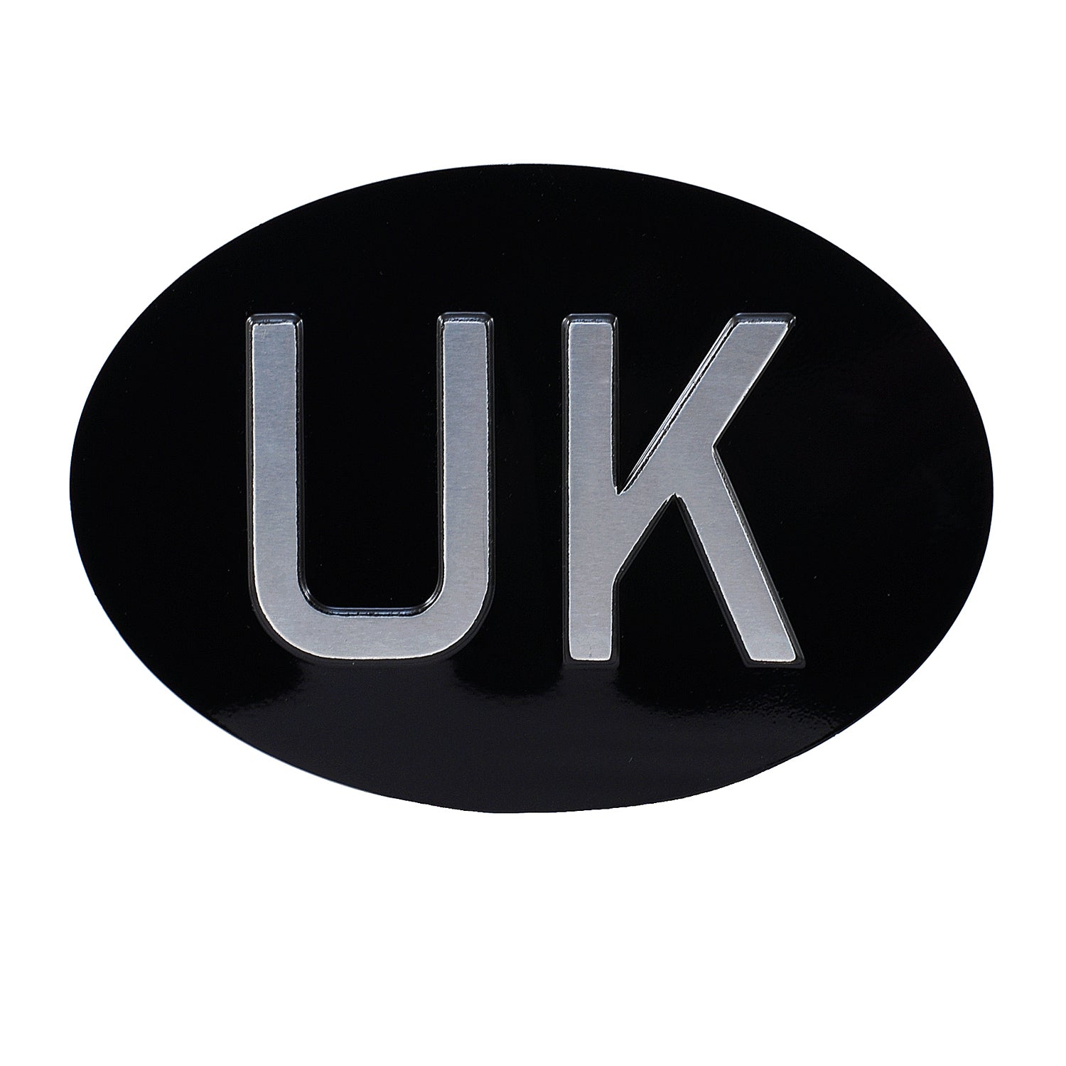 Jepson UK (United Kingdom) Embossed Plate For Classic Car BLACK/SILVER