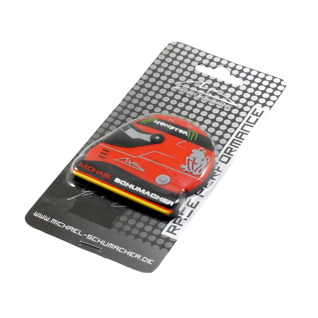Michael Schumacher Collection Fridge Magnet F1 Racing Helmet Red