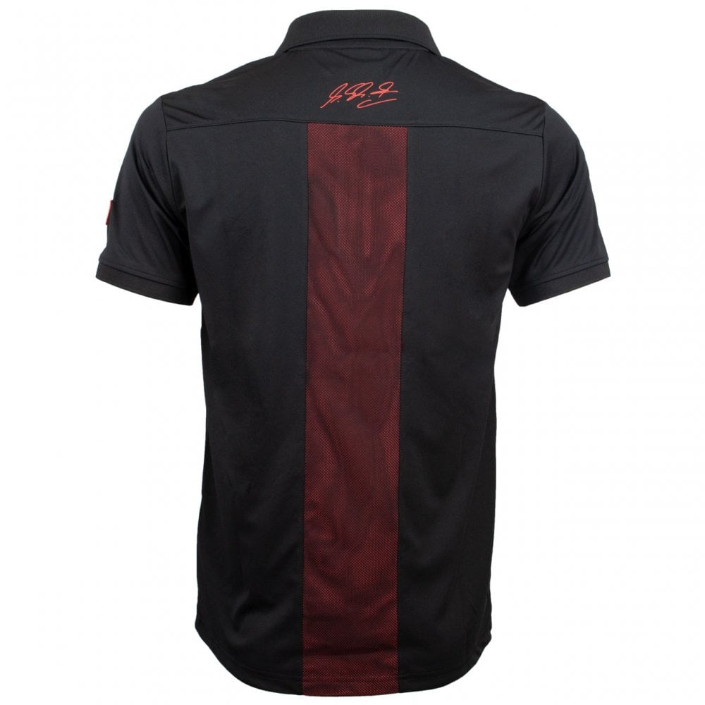 Michael Schumacher Collection Speedline Polo Shirt Black ADULT SMALL