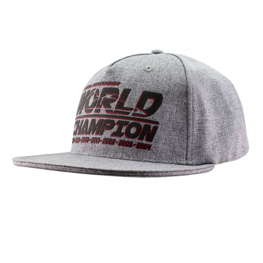 Michael Schumacher Collection World Champion Flat Brim Cap Grey ADULT
