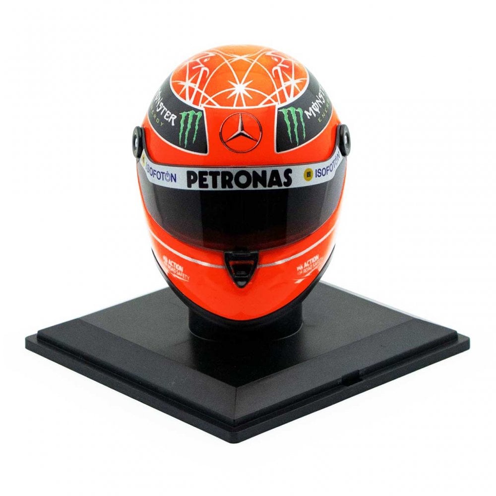Schuberth 1:4 Mini F1 Helmet Michael Schumacher Red Final Race 2012