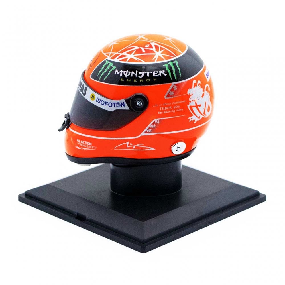 Schuberth 1:4 Mini F1 Helmet Michael Schumacher Red Final Race 2012