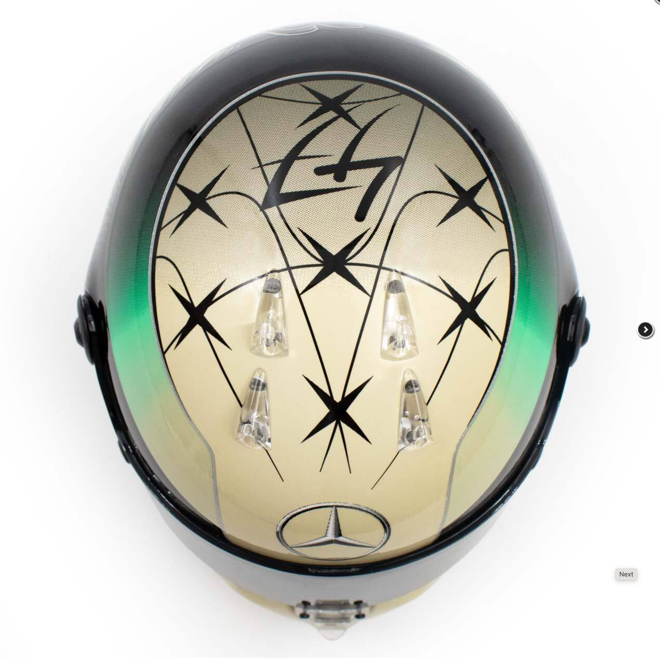 Schuberth Mercedes 1:2 Mini F1 Helmet Mick Schumacher Test Driver 2024