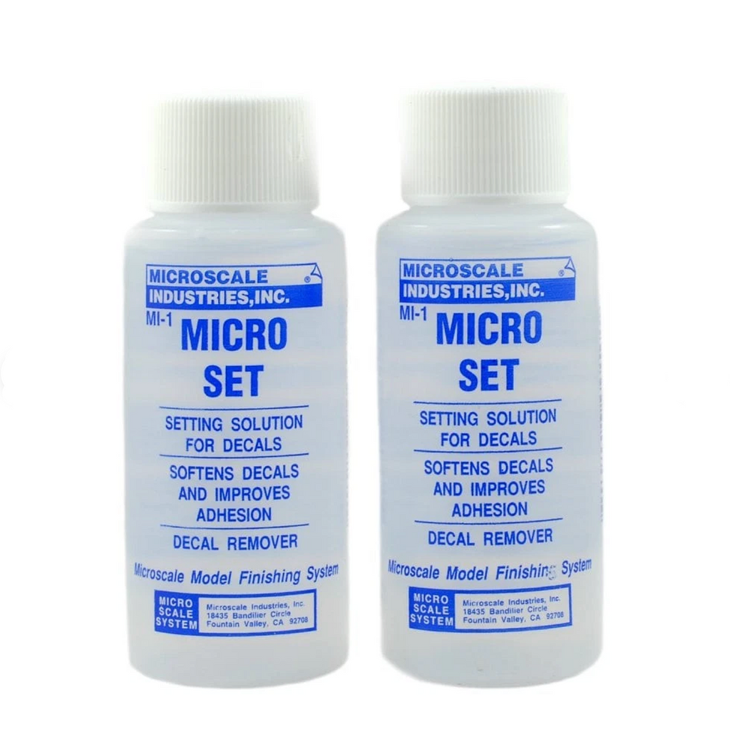 Microscale Industries Micro Set Decals Solution PACK OF 2