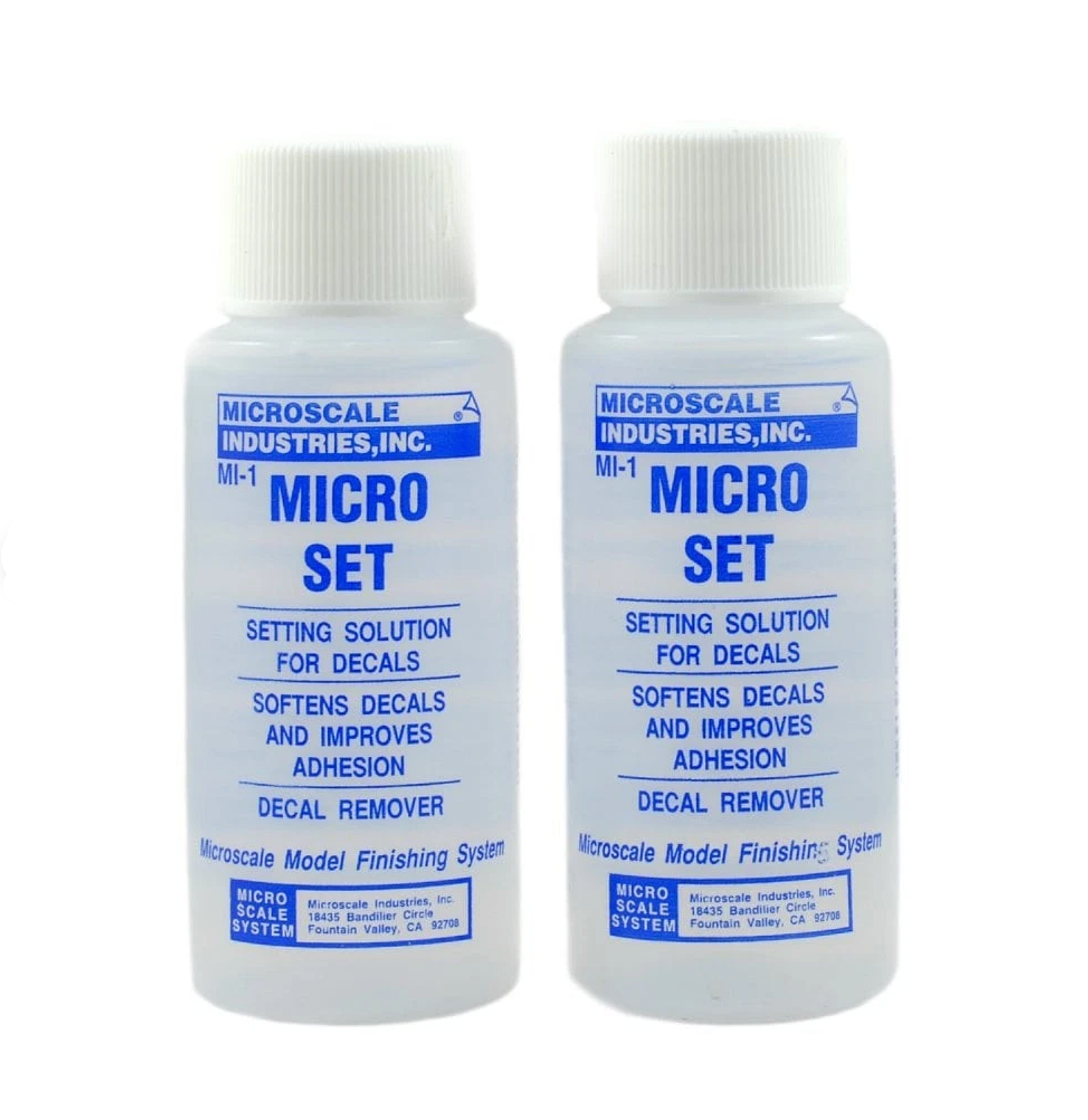 Microscale Industries Micro Set Decals Solution PACK OF 2