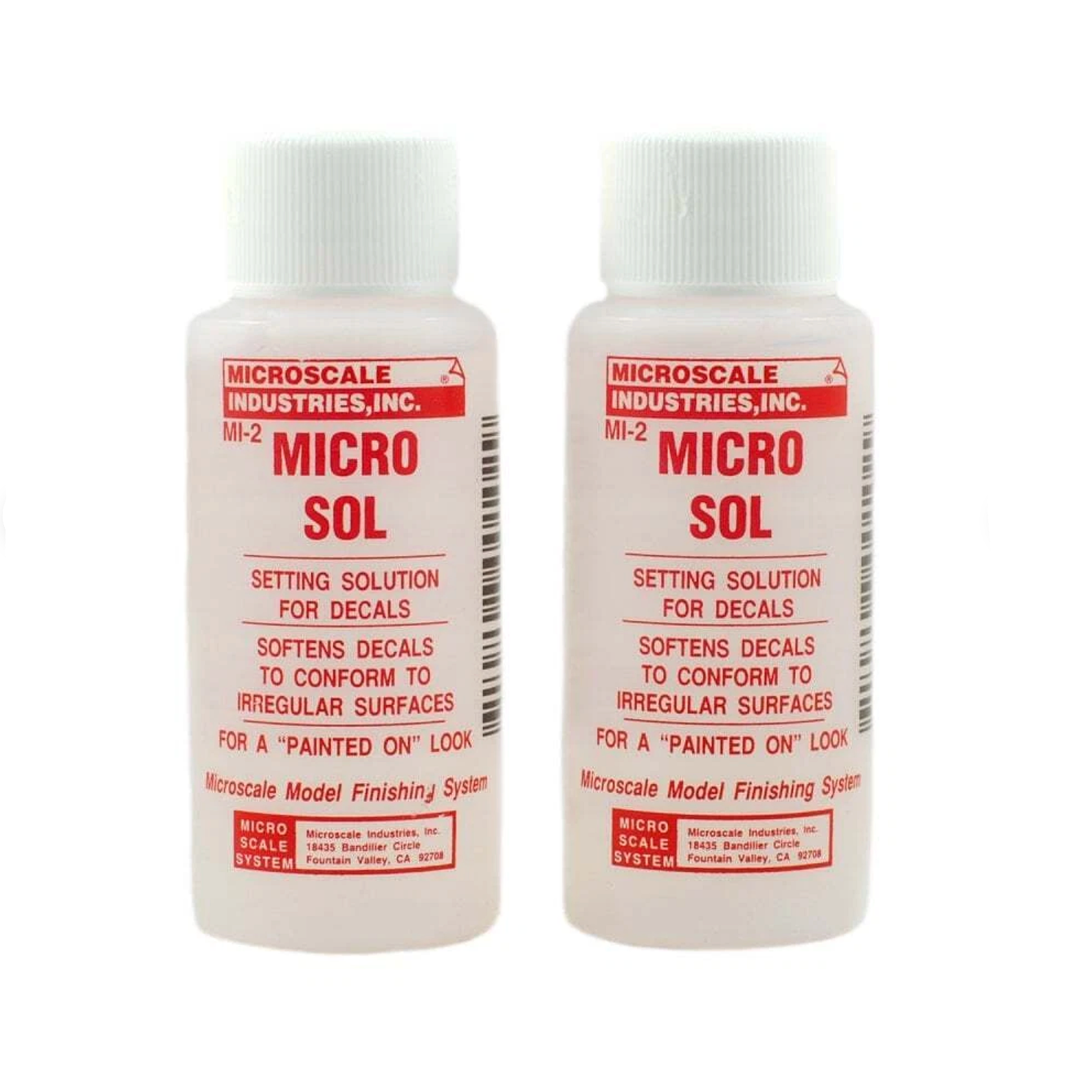 Microscale Industries Micro Sol Decals Solution PACK OF 2