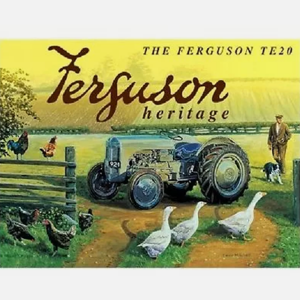 Original Metal Sign Company Wall Sign Ferguson TE20 Tractor 150x200mm
