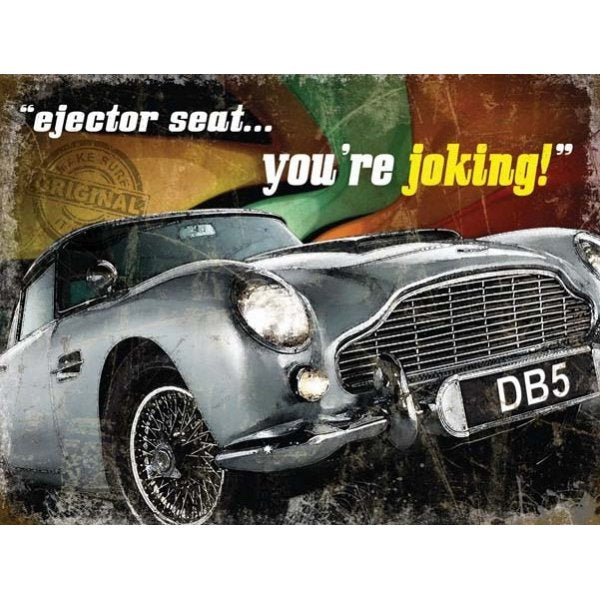 Original Metal Sign Company Wall Sign DB5 Ejector Seat 150x200mm