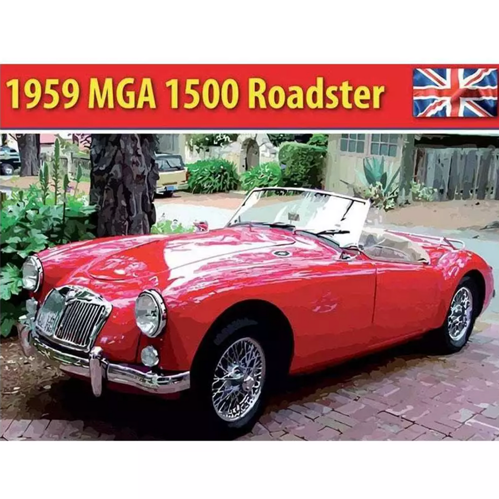 Original Metal Sign Company Wall Sign MGA 1500 Roadster 150x200mm
