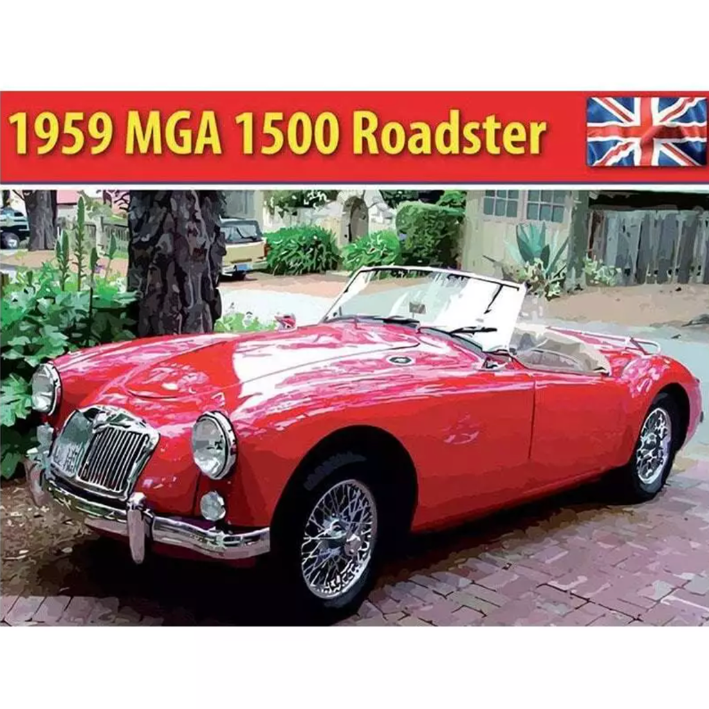 Original Metal Sign Company Wall Sign MGA 1500 Roadster 150x200mm