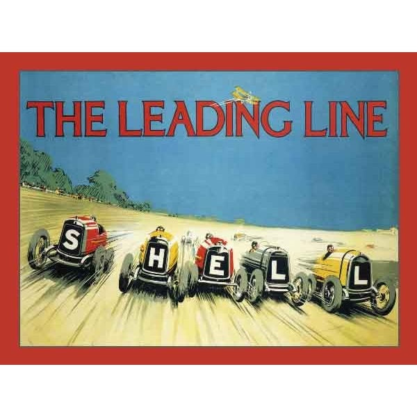 Original Metal Sign Company Wall Sign Shell The Leading Line 150x200mm