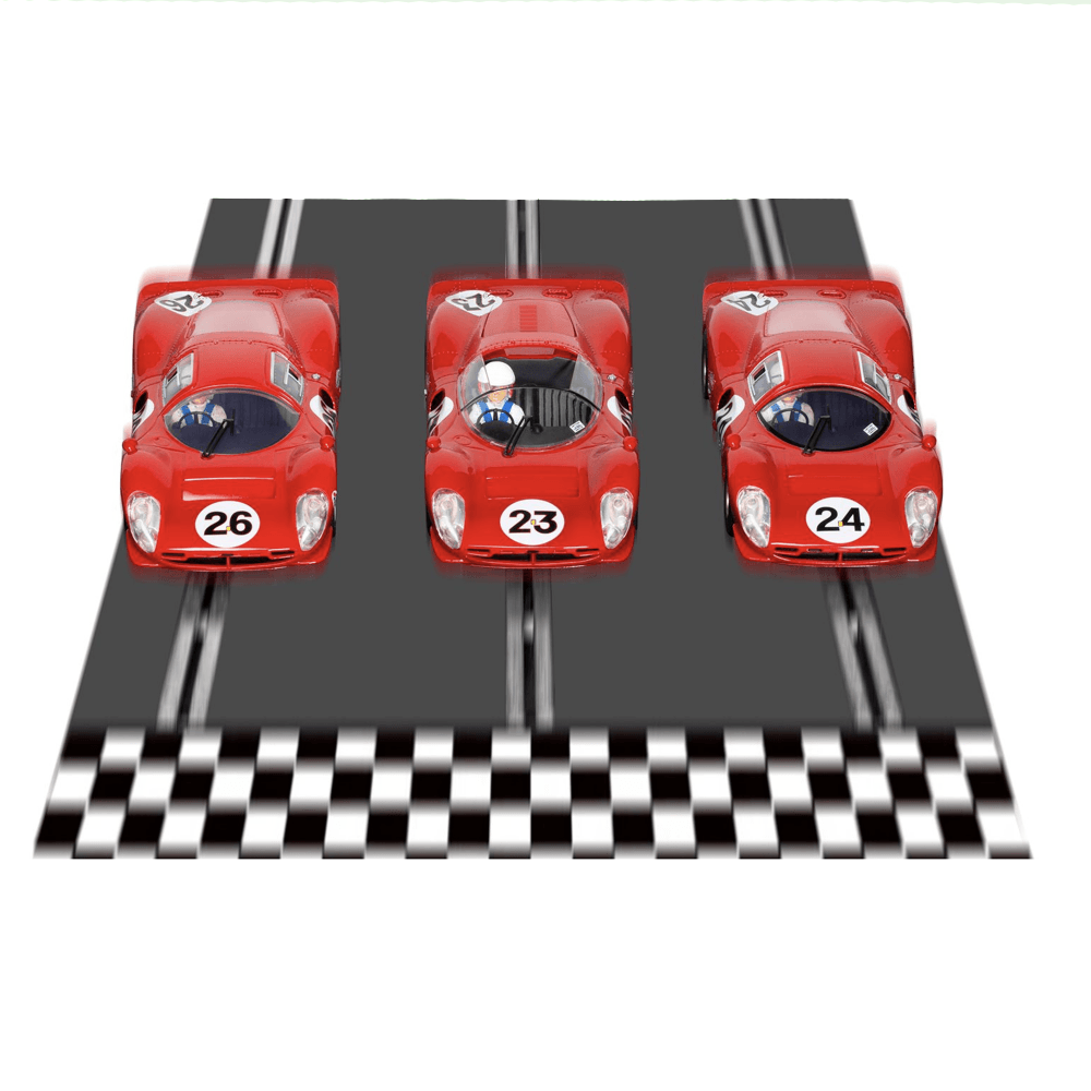 Scalextric 1:32 Slot Cars Ferrari Daytona 24 1967 Triple Pack
