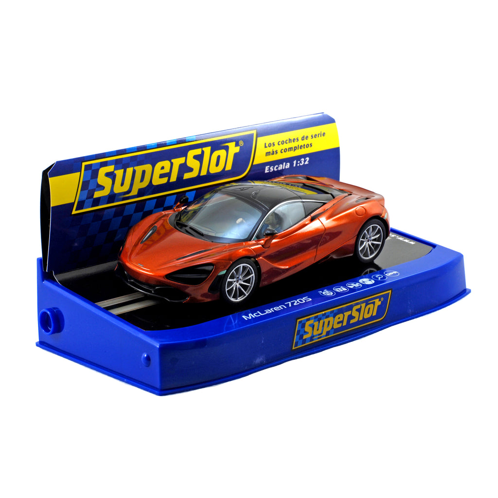 Scalextric 1:32 Slot Car McLaren 720S Azores Orange SUPERSLOT