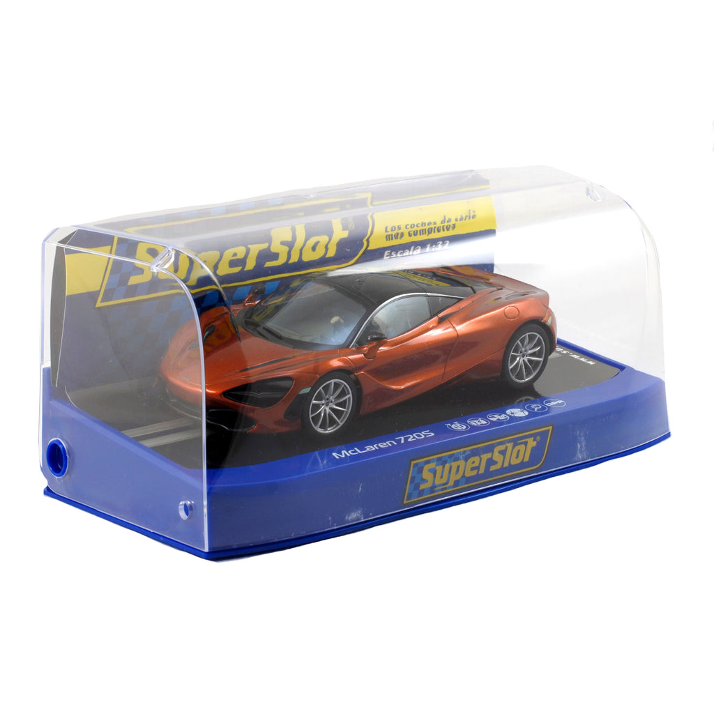 Scalextric 1:32 Slot Car McLaren 720S Azores Orange SUPERSLOT