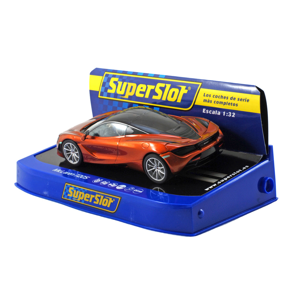 Scalextric 1:32 Slot Car McLaren 720S Azores Orange SUPERSLOT