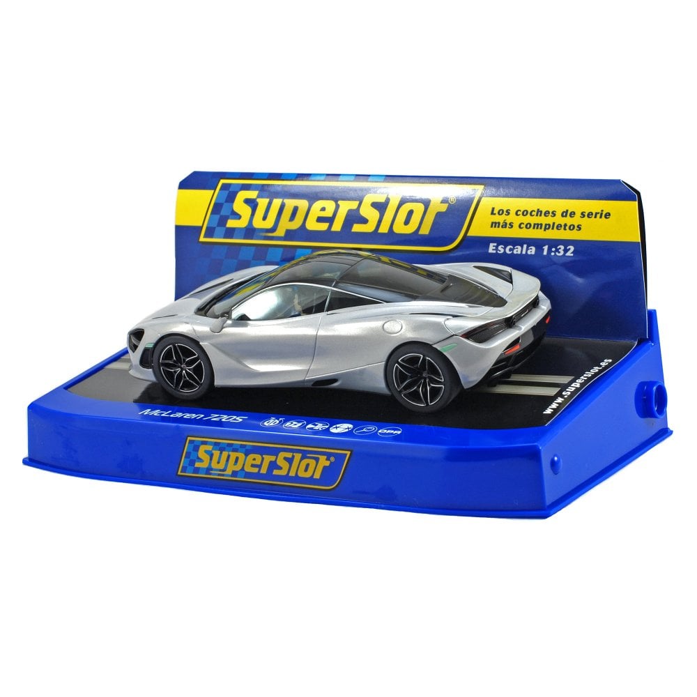 Scalextric 1:32 Slot Car McLaren 720S Glazier White SUPERSLOT